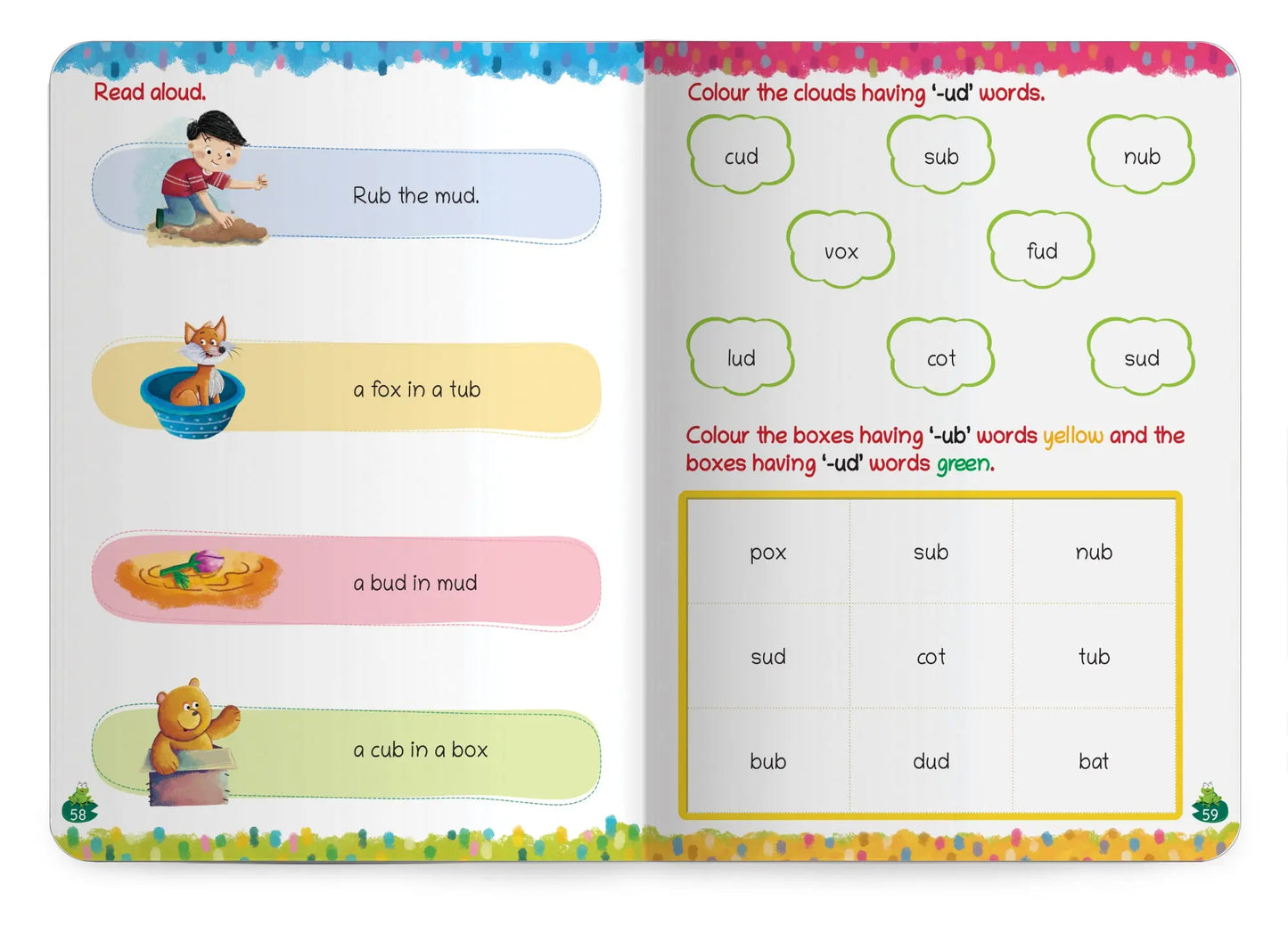 Lil Legends Three Letter Words  A Phonic Reader- CVC Phonics Book for Kids | Letter Sounds, Blending and Word Recognition | Early  Reading Practice Workbook | For Nursery/LKG/UKG |  Age 5+ 