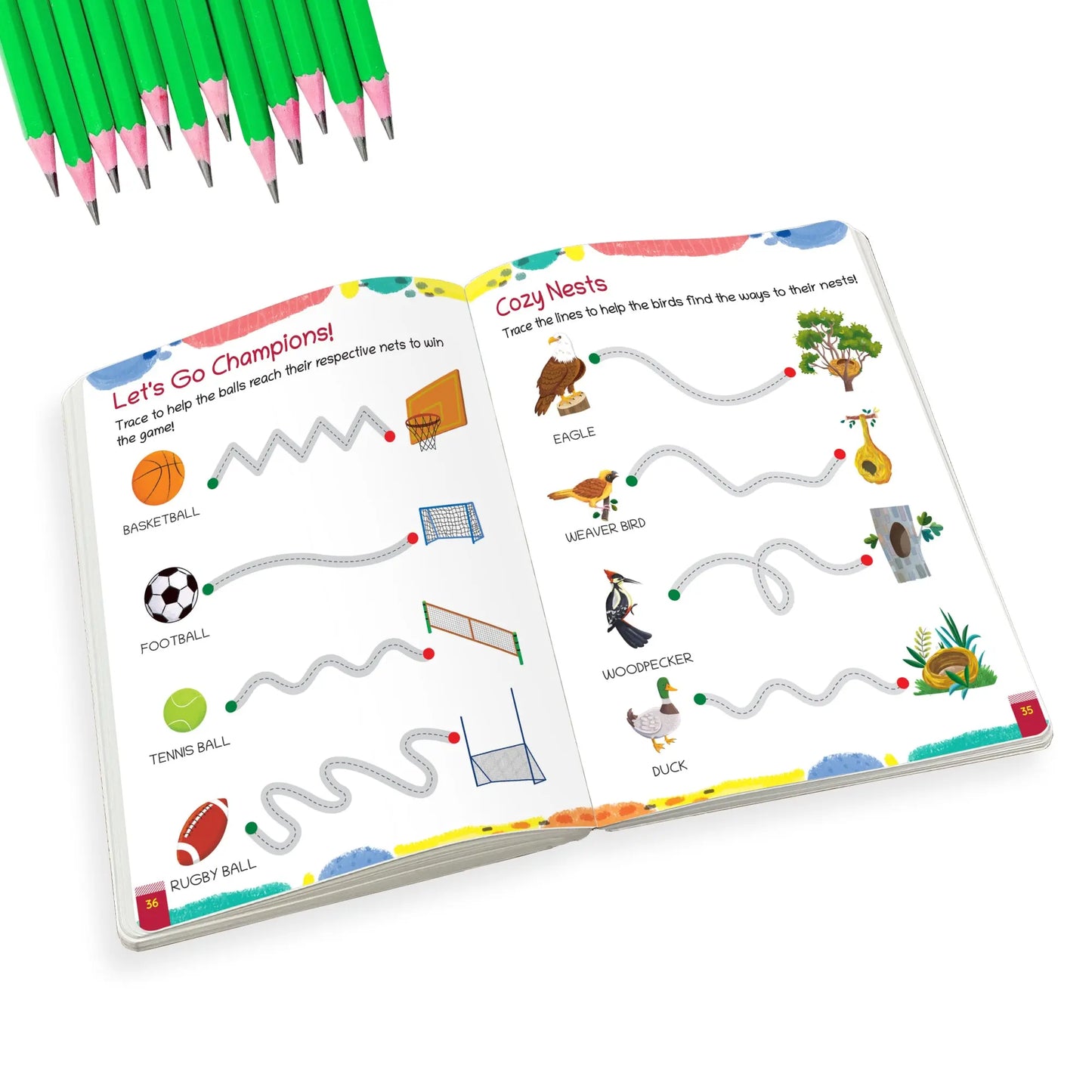 Lil Legends  Writing Book Lines and Patterns Tracing Book Level 0 for Kids | India's First Pre-Writing Program | Pencil Control and  Activity Book | For Nursery/LKG/UKG | Age 2–3 