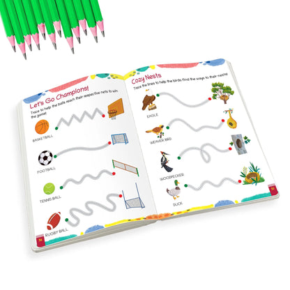 Lil Legends  Writing Book Lines and Patterns Tracing Book Level 0 for Kids | India's First Pre-Writing Program | Pencil Control and  Activity Book | For Nursery/LKG/UKG | Age 2–3 