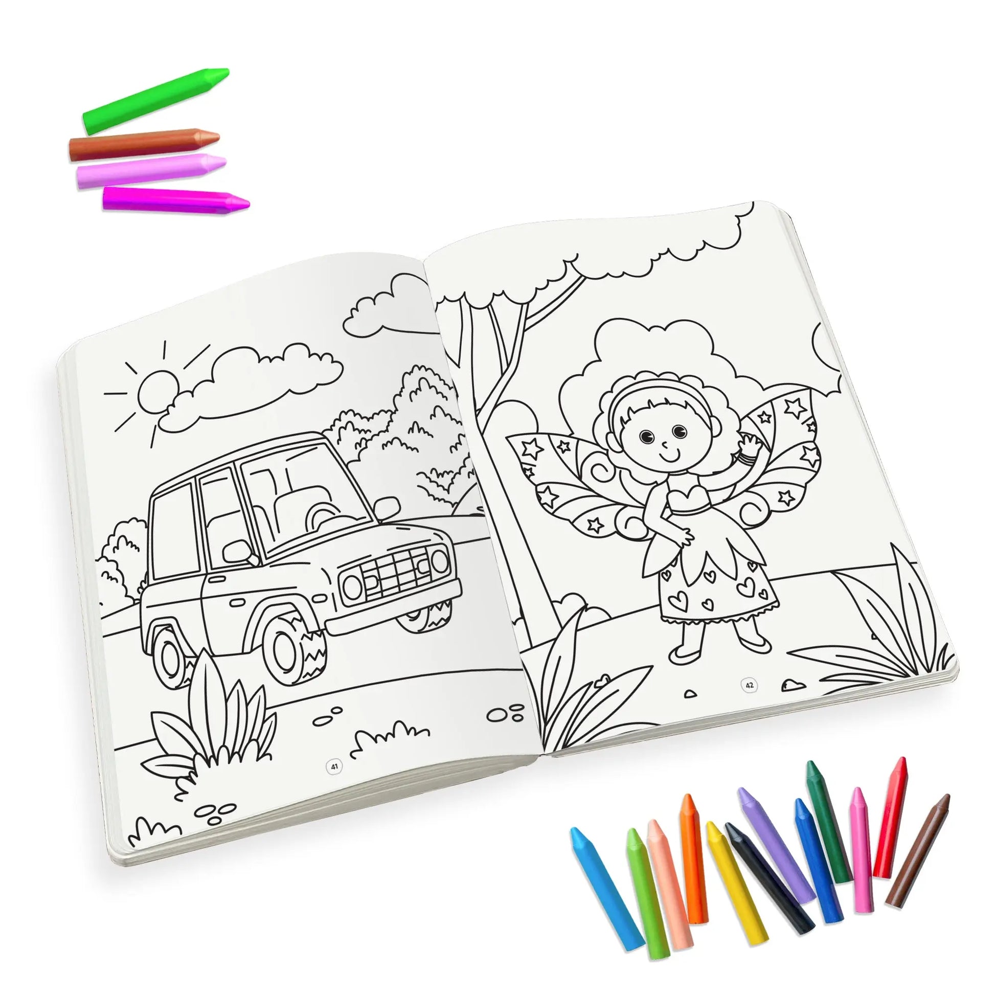 Lil Legends Book Of Crayon Colouring Vol 4 for Kids | Animals, Birds and Surrounding World | Boosts Focus, Creativity and Patience | Fun Activity Book | For UKG/Class 1/Class 2 | Age 4+ 