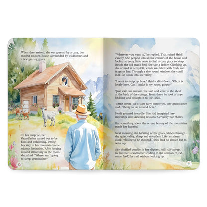 Lil Legends Timeless Classics Re-Imagined for Today | Set of 2 Illustrated Story Books | Heidi and Around the World in 80 Days | Vocabulary, Imagination and Value Booster Stories | For Age 7+ 