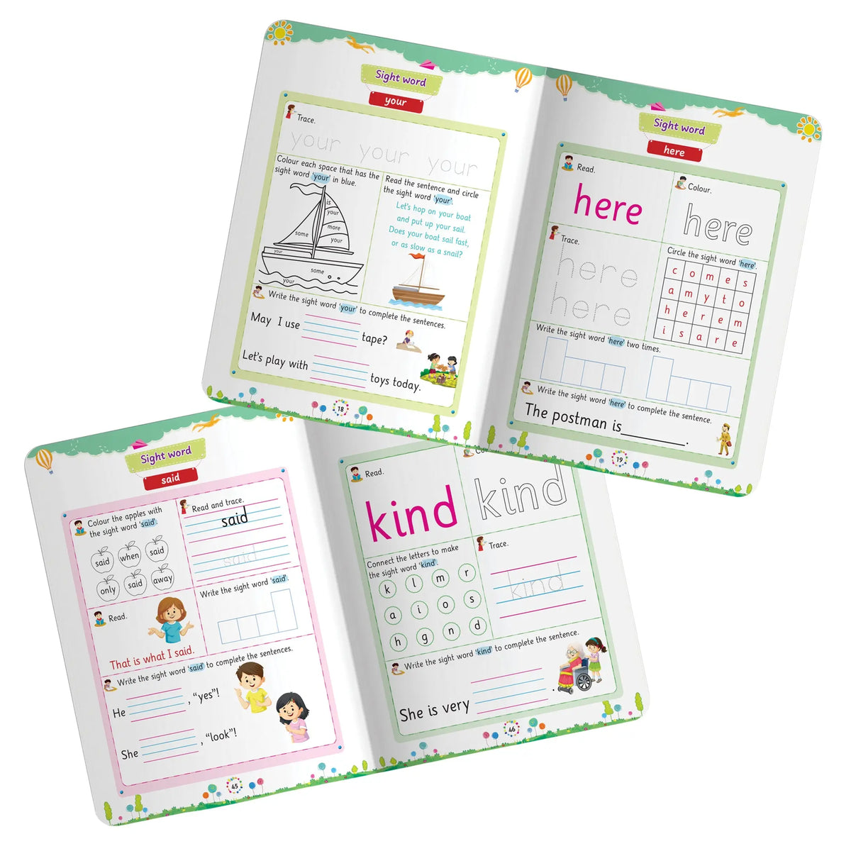 Lil Legends Incredible Phonics Level 3 Main Book and Sight Words Book | Set of 2 Books for Age 5-7 Years | Digraphs, Consonant Blends, High Frequency Words and Activities | For Class 1 and 2 