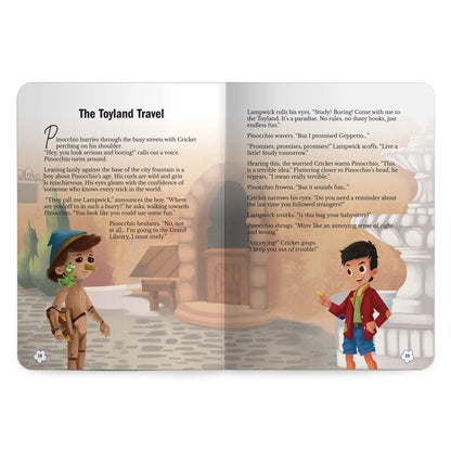 Lil Legends Timeless Classics Re-Imagined  for Today | Set of 4 Story Books | Pinocchio, Peter Pan, Gulliver's Travels and More |  Vocabulary, Imagination and Values Booster Stories | For Age 7+ 