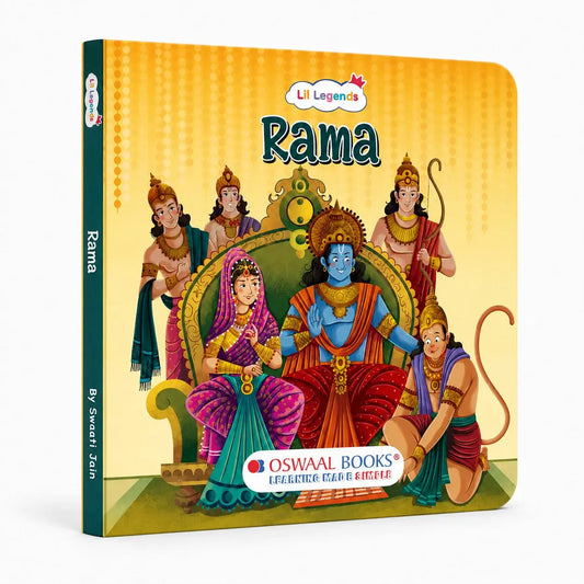 Lil Legends My Little Board Book of Mythological Tales of Lord Rama for Kids Age 3+ Years | Enchanting Indian Stories with Colourful Illustrations | Hindu Mythology Picture Book 