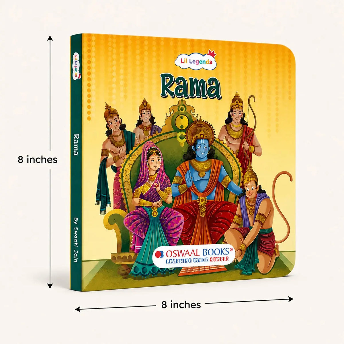 Lil Legends My Little Board Book of Mythological Tales of Lord Rama for Kids Age 3+ Years | Enchanting Indian Stories with Colourful Illustrations | Hindu Mythology Picture Book 
