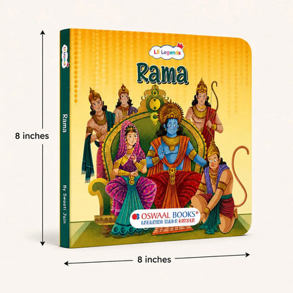 Lil Legends My Little Board Book of Mythological Tales of Lord Rama for Kids Age 3+ Years | Enchanting Indian Stories with Colourful Illustrations | Hindu Mythology Picture Book 