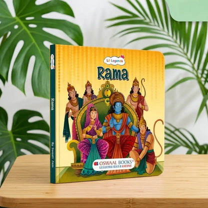 Lil Legends My Little Board Book of Mythological Tales of Lord Rama for Kids Age 3+ Years | Enchanting Indian Stories with Colourful Illustrations | Hindu Mythology Picture Book 