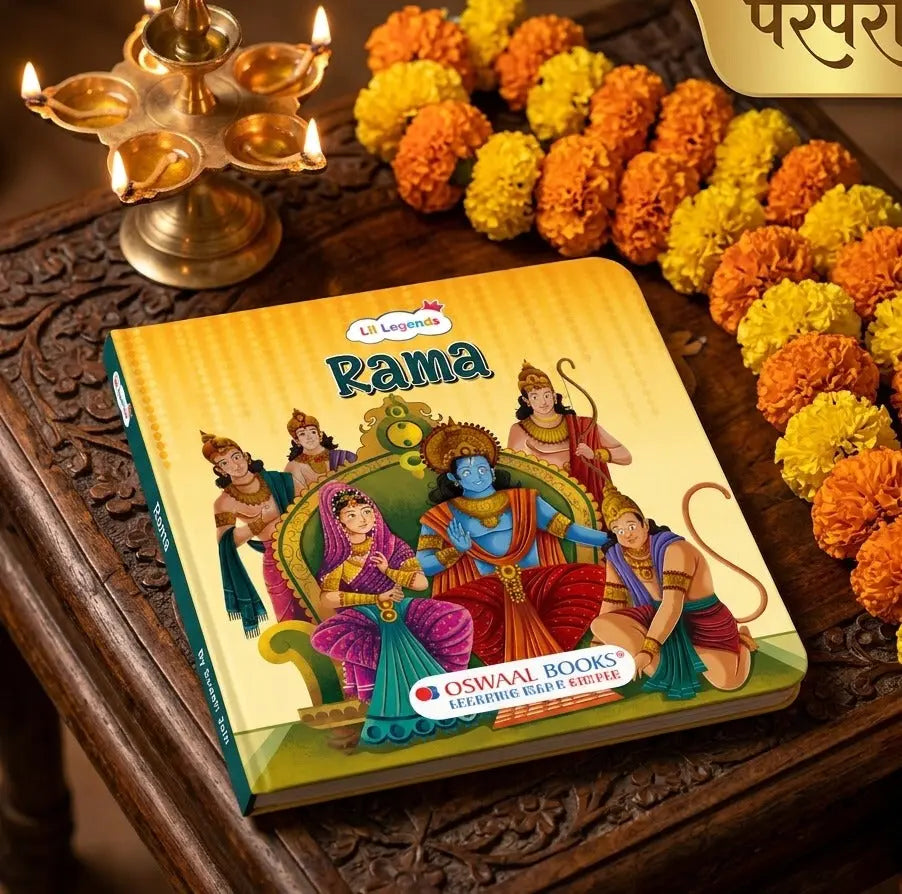 Lil Legends My Little Board Book of Mythological Tales of Lord Rama for Kids Age 3+ Years | Enchanting Indian Stories with Colourful Illustrations | Hindu Mythology Picture Book 