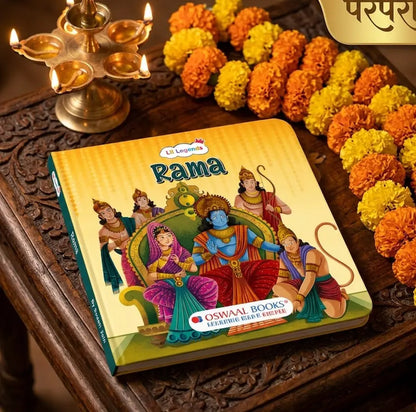 Lil Legends My Little Board Book of Mythological Tales of Lord Rama for Kids Age 3+ Years | Enchanting Indian Stories with Colourful Illustrations | Hindu Mythology Picture Book 