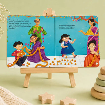 Lil Legends My Little Board Book of Mythological Tales of Goddess Saraswati for Kids Age 3+ Years | Enchanting Indian Stories with Colourful Illustrations | Hindu Mythology Picture Book 