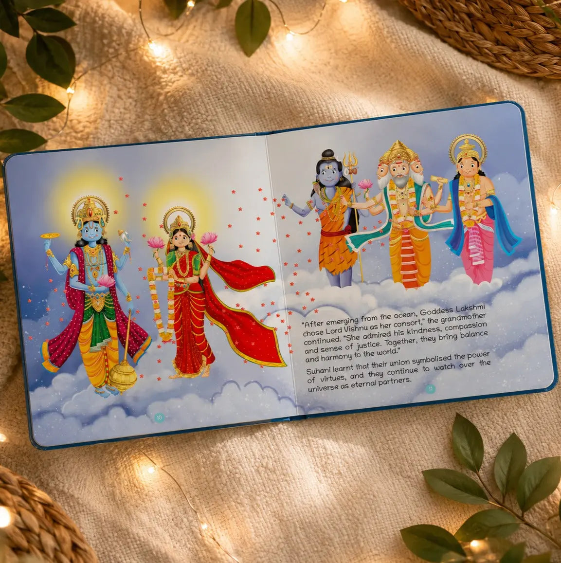 Lil Legends Tale of Goddess Lakshmi Board Book for Kids | Illustrated Mythological Story | Short Bedtime Story Book | Cultural Learning Picture Book | Age 3+ Years 