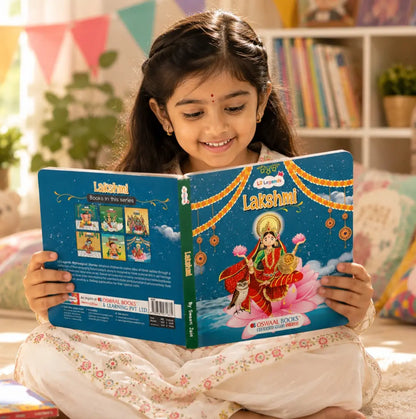 Lil Legends Tale of Goddess Lakshmi Board Book for Kids | Illustrated Mythological Story | Short Bedtime Story Book | Cultural Learning Picture Book | Age 3+ Years 