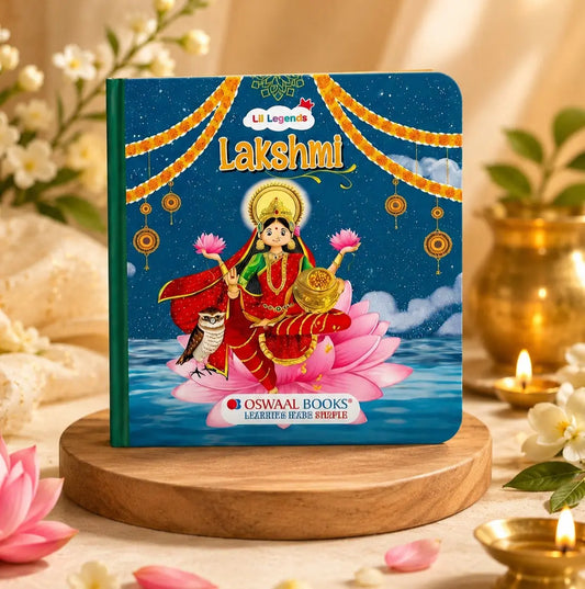 Lil Legends Tale of Goddess Lakshmi Board Book for Kids | Illustrated Mythological Story | Short Bedtime Story Book | Cultural Learning Picture Book | Age 3+ Years 