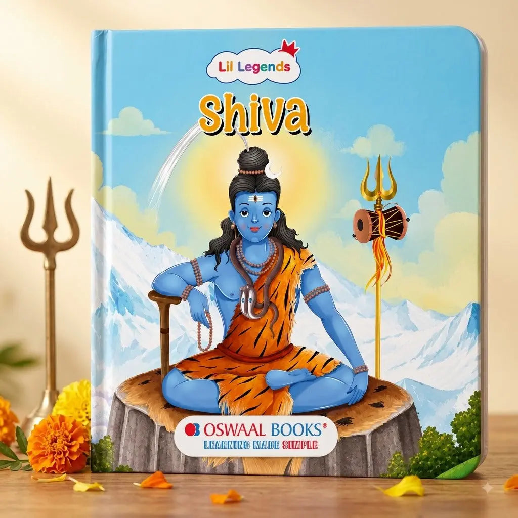 Lil Legends Shiva Story Book for Kids | Mythological Tales of Lord Shiva | Colourful Illustrations & Simple Language | Cultural Learning & Moral Stories | Age 3+ Years 