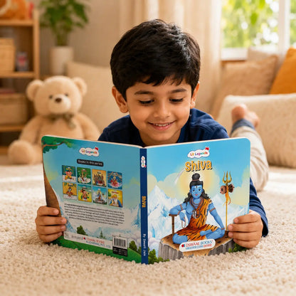 Lil Legends Shiva Story Book for Kids | Mythological Tales of Lord Shiva | Colourful Illustrations & Simple Language | Cultural Learning & Moral Stories | Age 3+ Years 