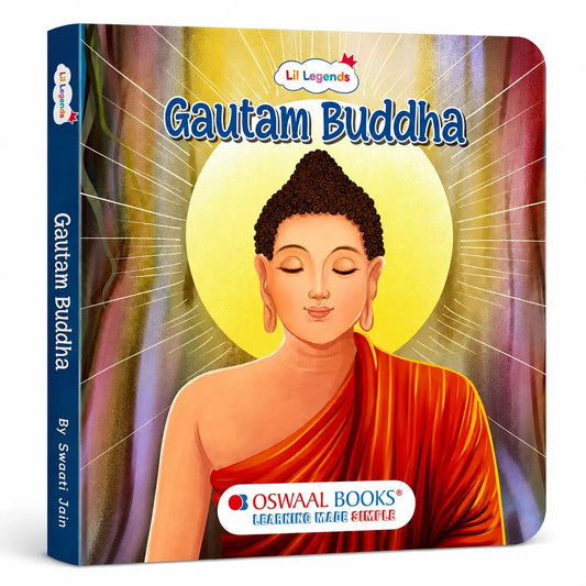 Lil Legends Gautam Buddha Story Boardbook for Kids | Illustrated Life Stories with Moral Lessons | Cultural Learning Picture Book | Easy Language | Age 3+ Years 