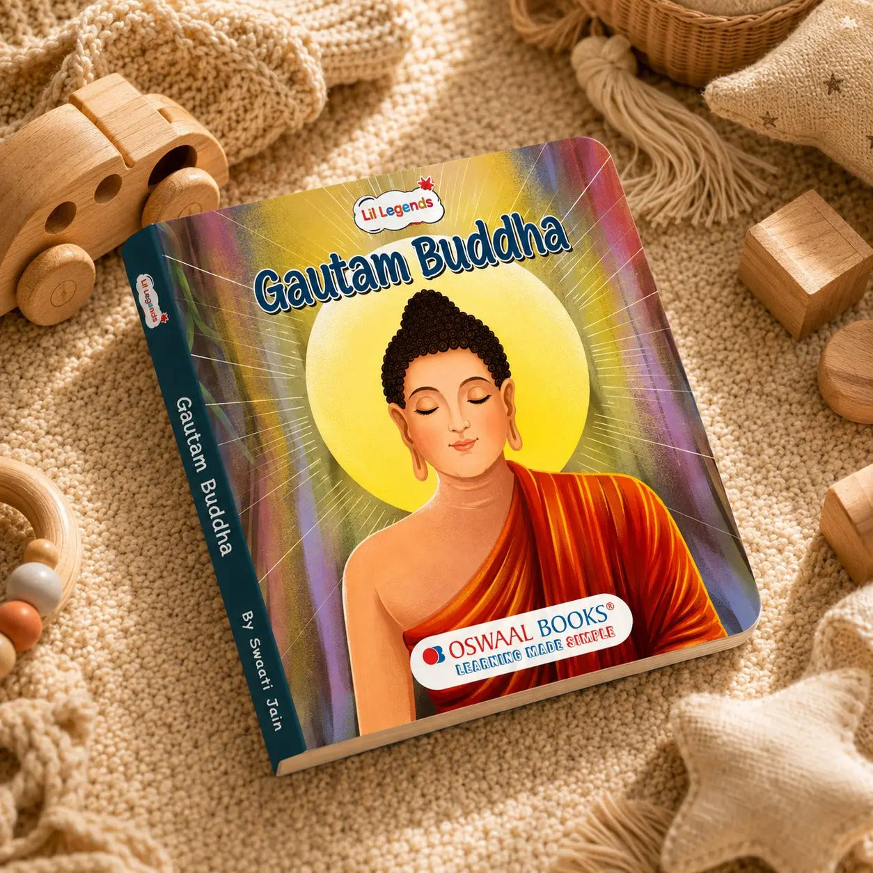 Lil Legends Gautam Buddha Story Boardbook for Kids | Illustrated Life Stories with Moral Lessons | Cultural Learning Picture Book | Easy Language | Age 3+ Years 
