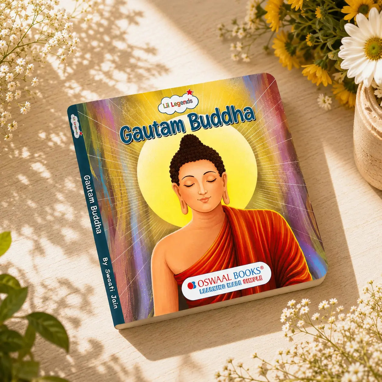 Lil Legends Gautam Buddha Story Boardbook for Kids | Illustrated Life Stories with Moral Lessons | Cultural Learning Picture Book | Easy Language | Age 3+ Years 