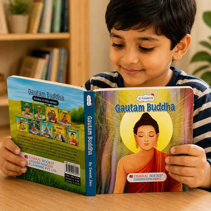Lil Legends Gautam Buddha Story Boardbook for Kids | Illustrated Life Stories with Moral Lessons | Cultural Learning Picture Book | Easy Language | Age 3+ Years 