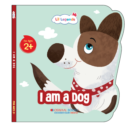 Lil Legends Shaped Board Book - Pet Animals: Dog | Dog-Shaped Picture Book for Kids Age 2+ Years | Early Learning Book with Colourful Illustrations for Toddlers & Preschoolers 