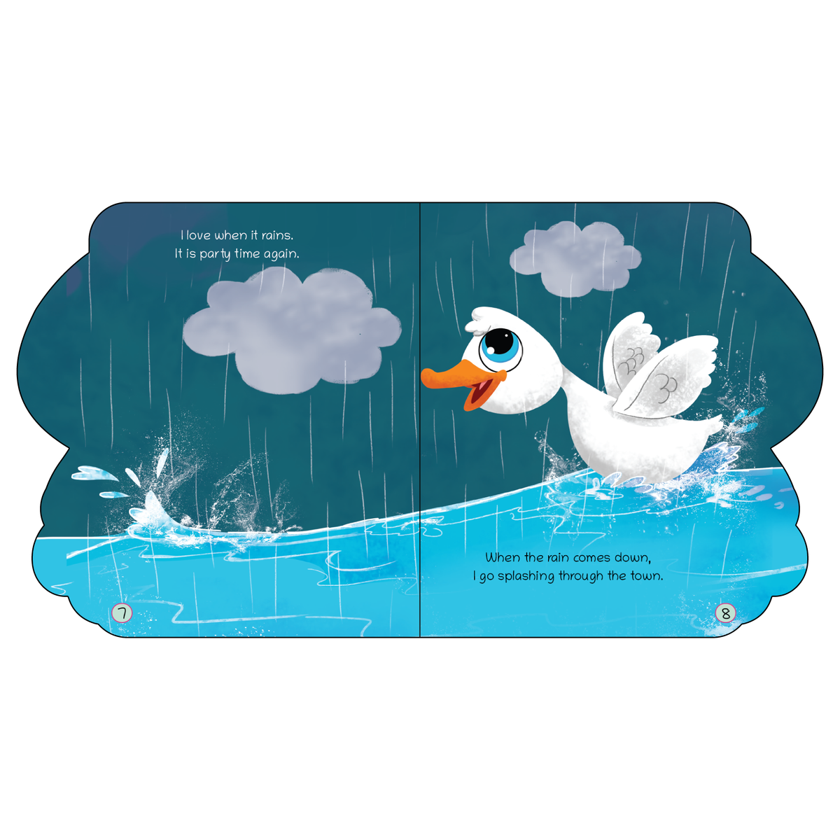 Lil Legends Shaped Board Book - Farm Animals: Duck | Duck-Shaped Picture Book for Kids Age 2+ Years | Early Learning Book with Colourful Illustrations for Toddlers & Preschoolers 