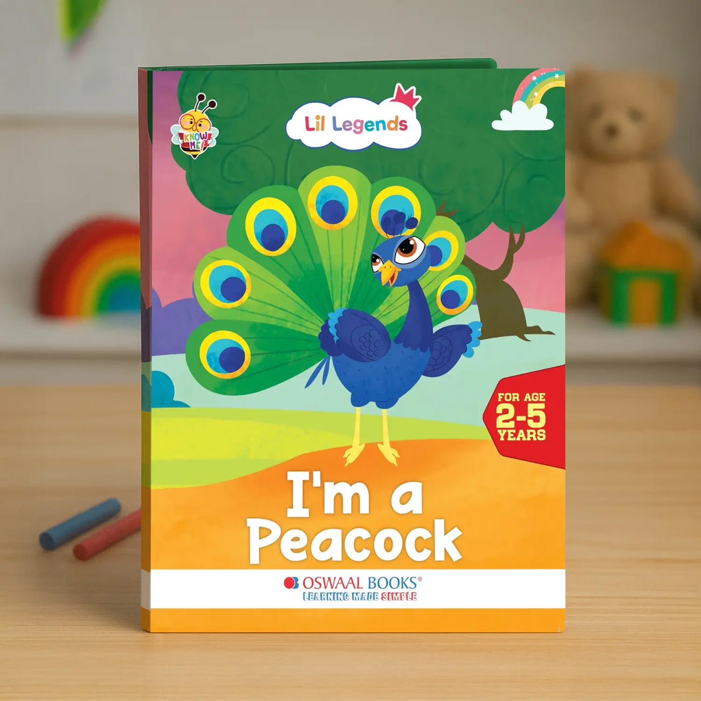 Lil Legends Know Me Series - Birds | I am a Peacock | Fascinating Bird Book | Exciting Illustrated Book | For kids |  Age 2+ Years 