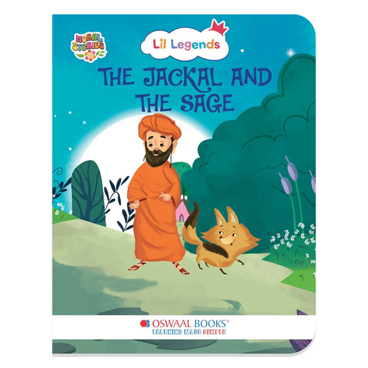 Oswaal Lil Legends Moral Story Books for Kids Age 2+ Years - The Jackal and The Sage | Short English Bedtime Stories with Colourful Illustrations | Picture Book for Early Readers 