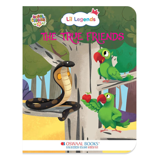 Oswaal Lil Legends Moral Story Books for Kids Age 2+ Years - The True Friends | Short English Bedtime Stories with Colourful Illustrations | Picture Book for Early Readers 