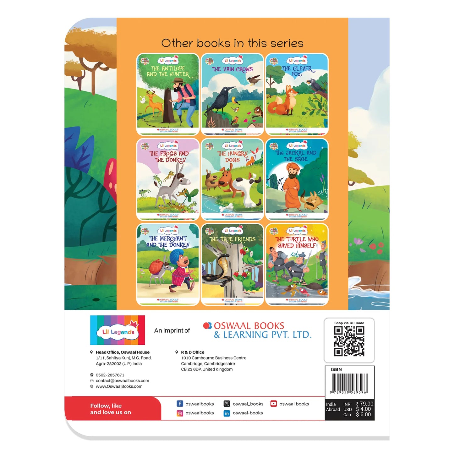Oswaal Lil Legends Moral Story Books for Kids Age 2+ Years - The Camel's Revenge | Short English Bedtime Stories with Colourful Illustrations | Picture Book for Early Readers 