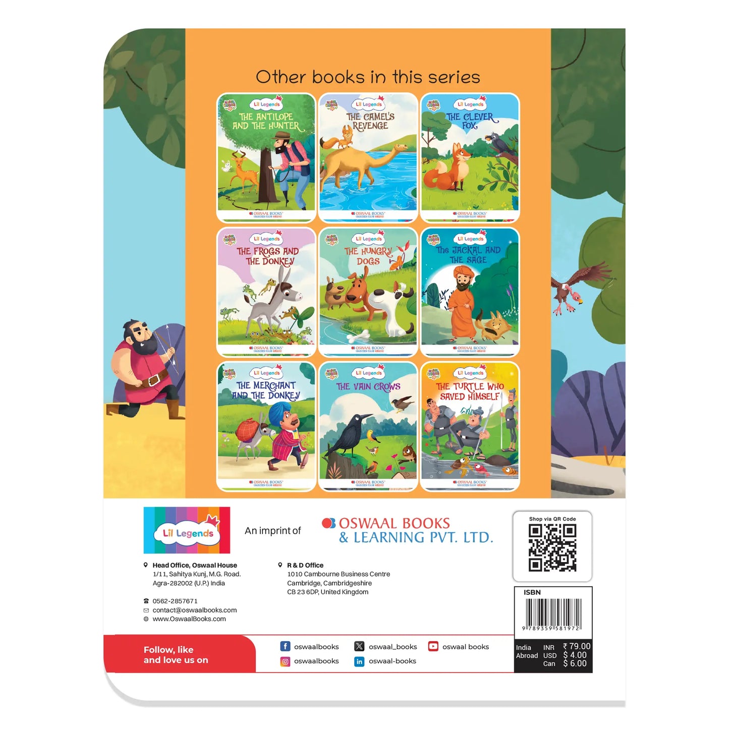 Oswaal Lil Legends Moral Story Books for Kids Age 2+ Years - The True Friends | Short English Bedtime Stories with Colourful Illustrations | Picture Book for Early Readers 