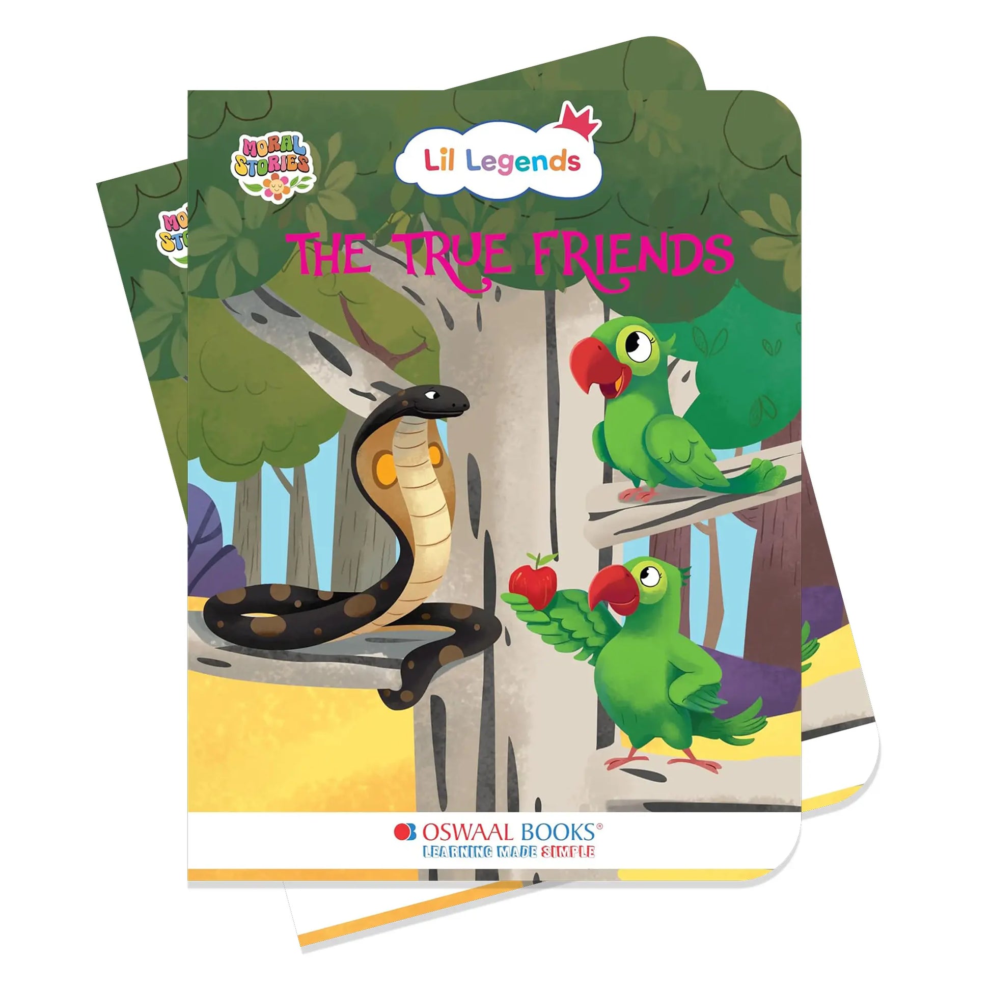 Oswaal Lil Legends Moral Story Books for Kids Age 2+ Years - The True Friends | Short English Bedtime Stories with Colourful Illustrations | Picture Book for Early Readers 
