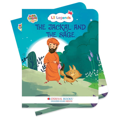 Oswaal Lil Legends Moral Story Books for Kids Age 2+ Years - The Jackal and The Sage | Short English Bedtime Stories with Colourful Illustrations | Picture Book for Early Readers 