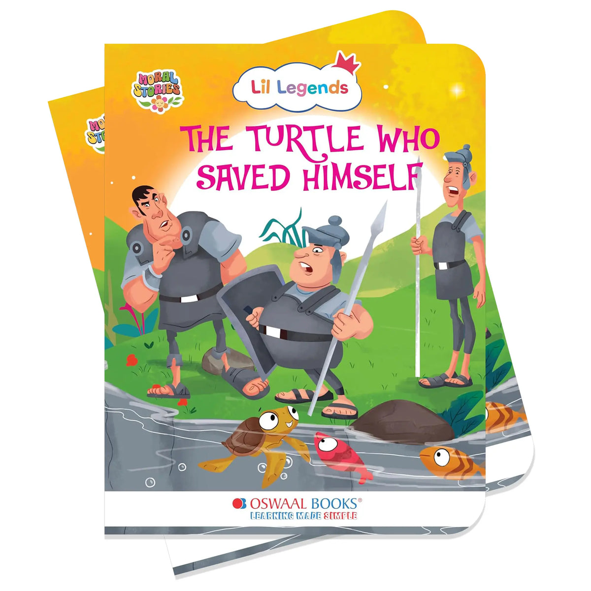 Oswaal Lil Legends Moral Story Books for Kids Age 2+ Years - The Turtle Who Saved Himself | Short English Bedtime Stories with Colourful Illustrations | Picture Book for Early Readers 