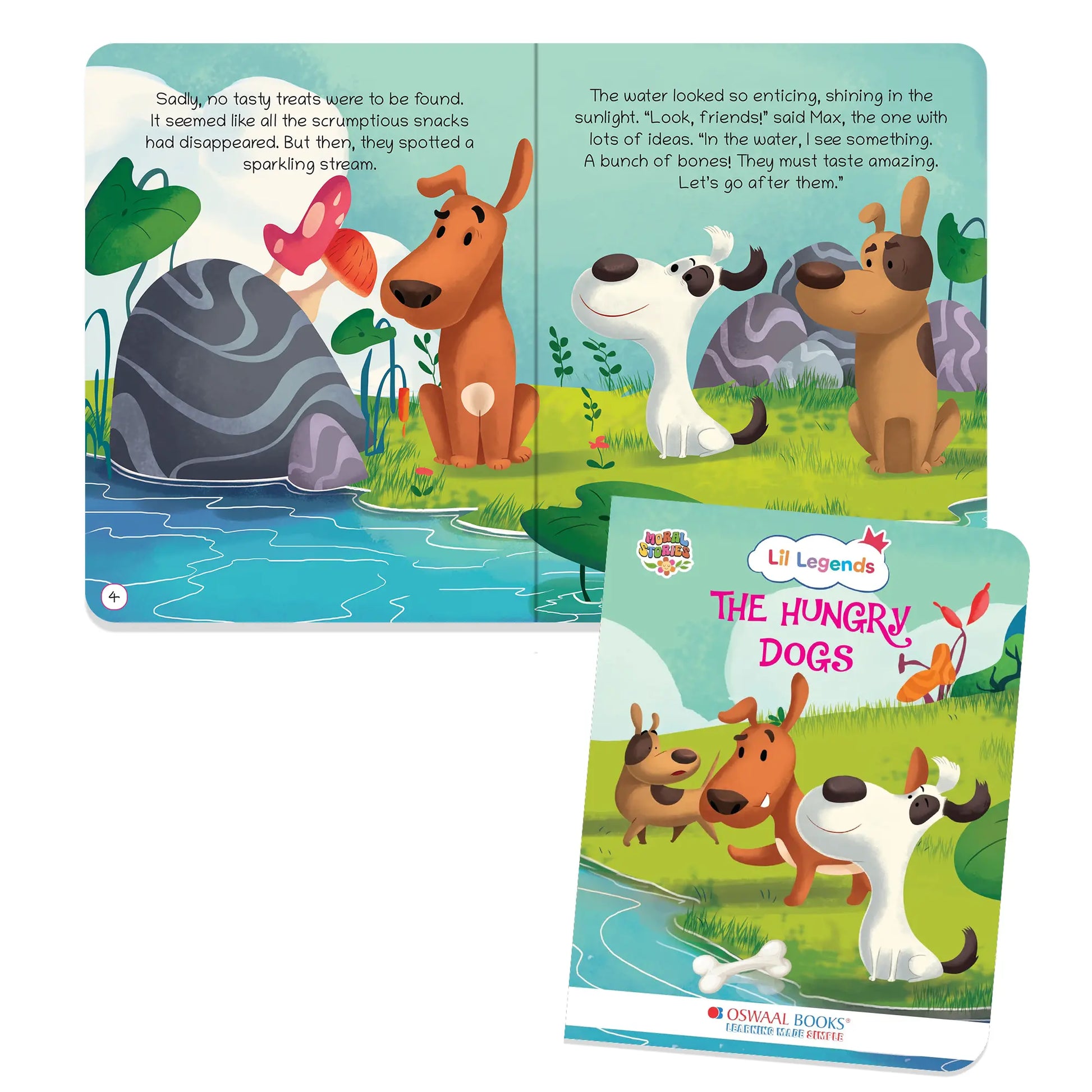 Lil Legends Illustrated Moral Stories for Kids Age 2+ Years, Set 1 of 5 Story Books | Short English Bedtime Stories | Colourful Picture Books for Early Readers 