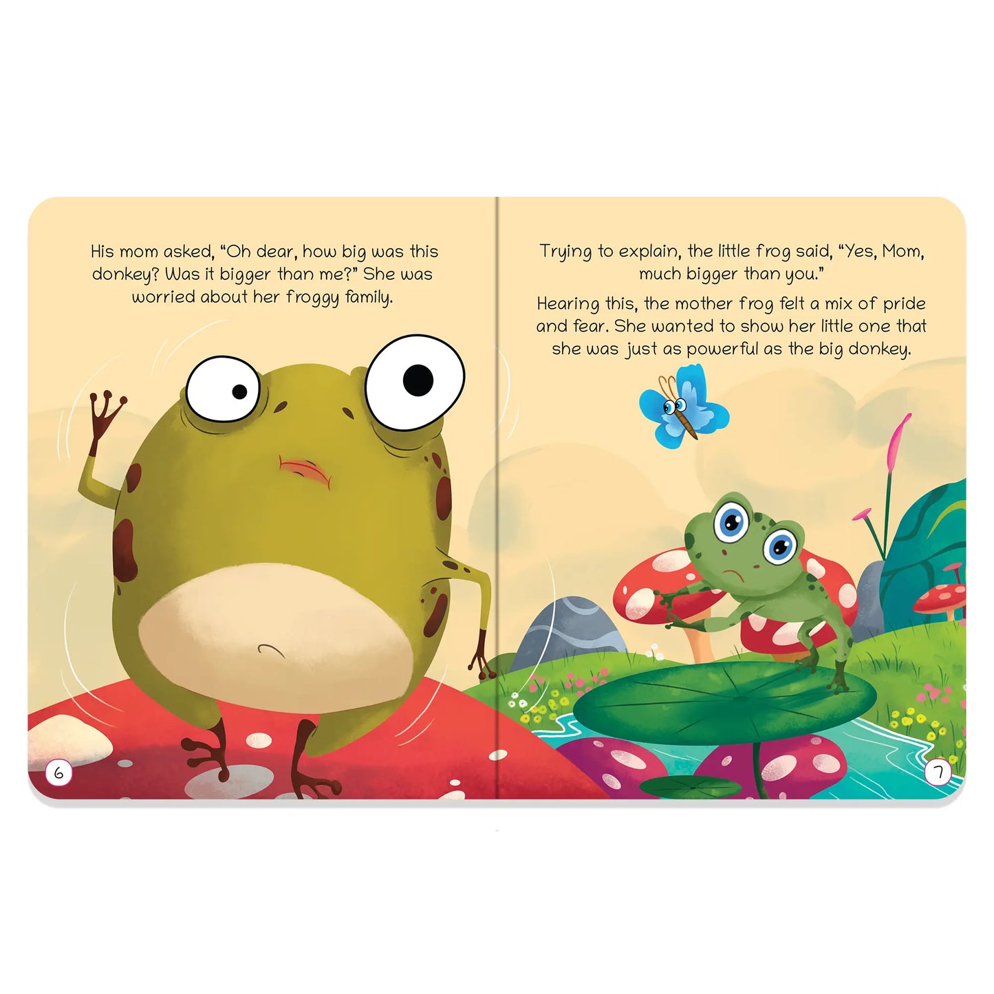 Oswaal Lil Legends Moral Story Books for Kids Age 2+ Years - The Frogs and The Donkey | Short English Bedtime Stories with Colourful Illustrations | Picture Book for Early Readers 