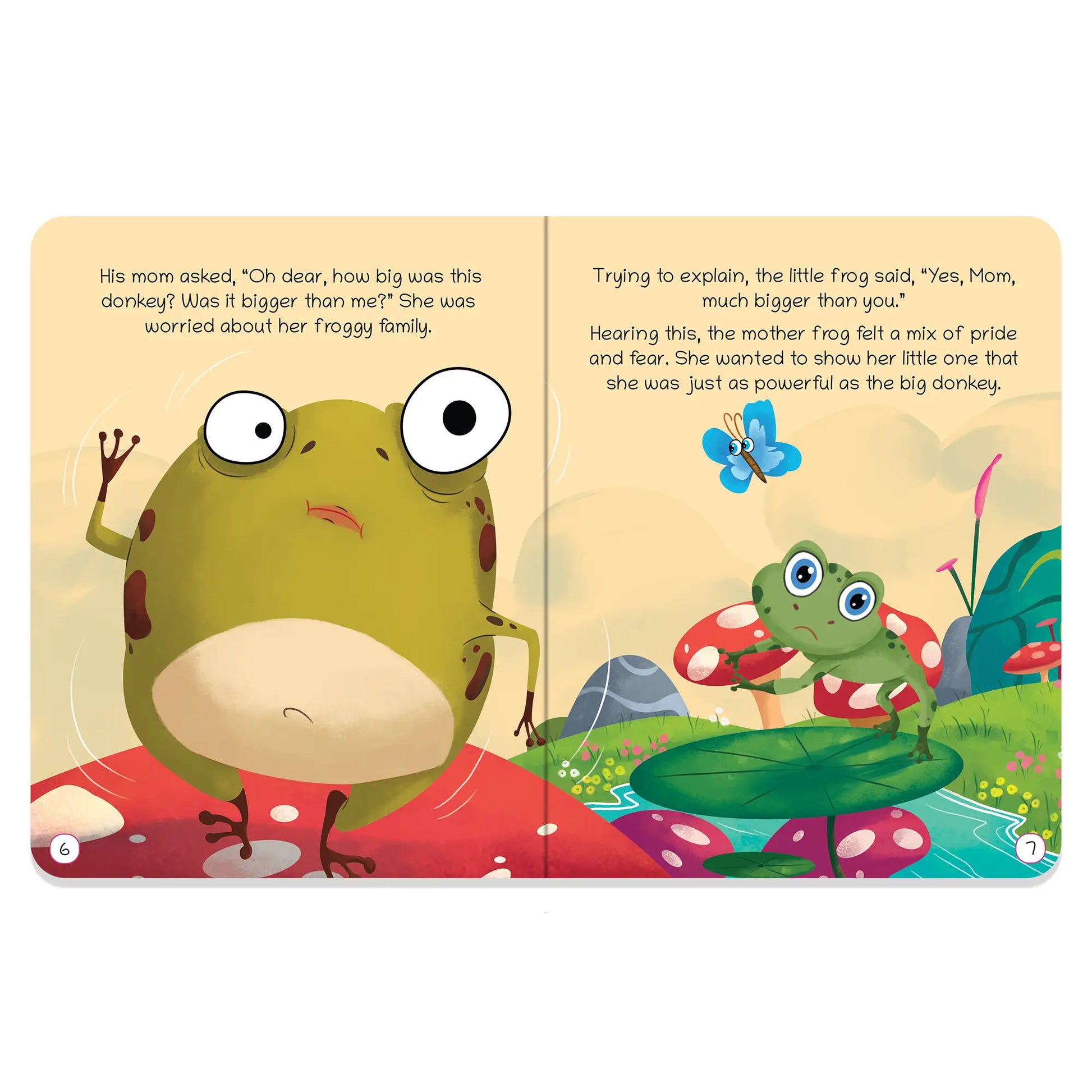 Oswaal Lil Legends Moral Story Books for Kids Age 2+ Years - The Frogs and The Donkey | Short English Bedtime Stories with Colourful Illustrations | Picture Book for Early Readers 