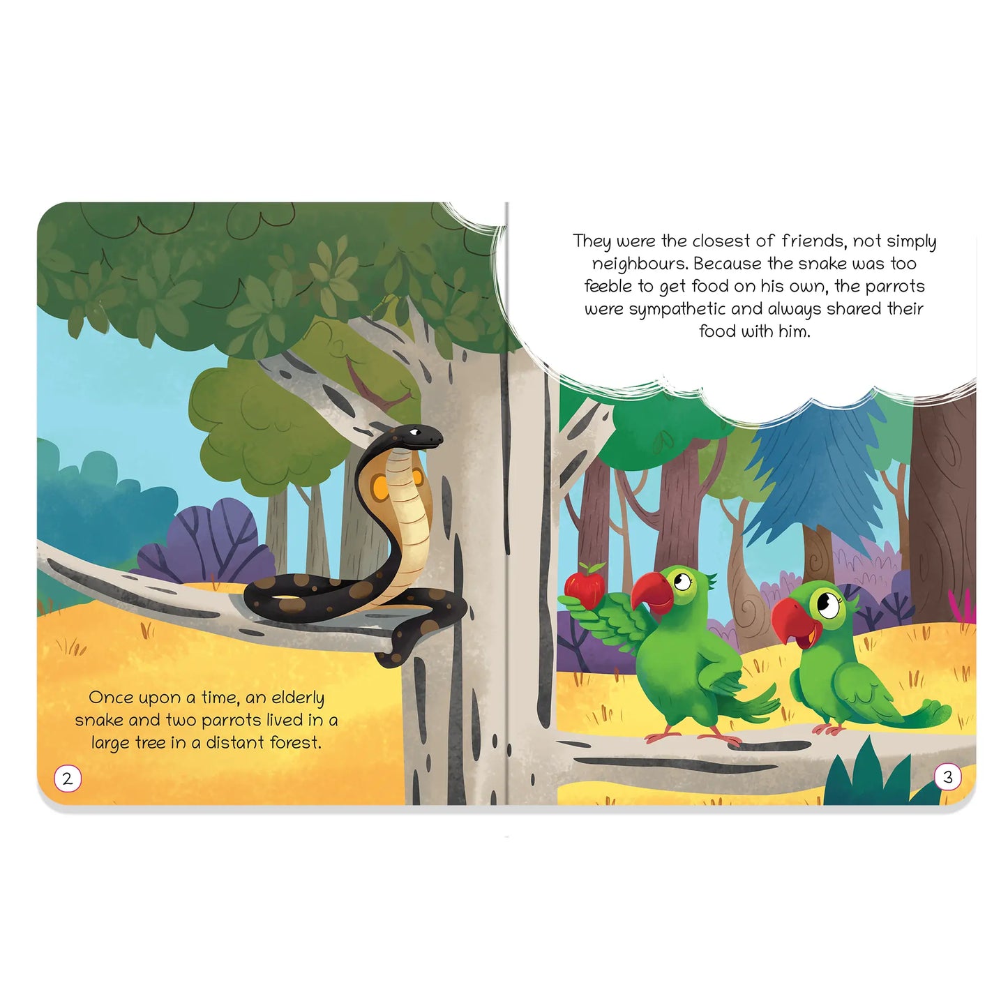 Oswaal Lil Legends Moral Story Books for Kids Age 2+ Years - The True Friends | Short English Bedtime Stories with Colourful Illustrations | Picture Book for Early Readers 