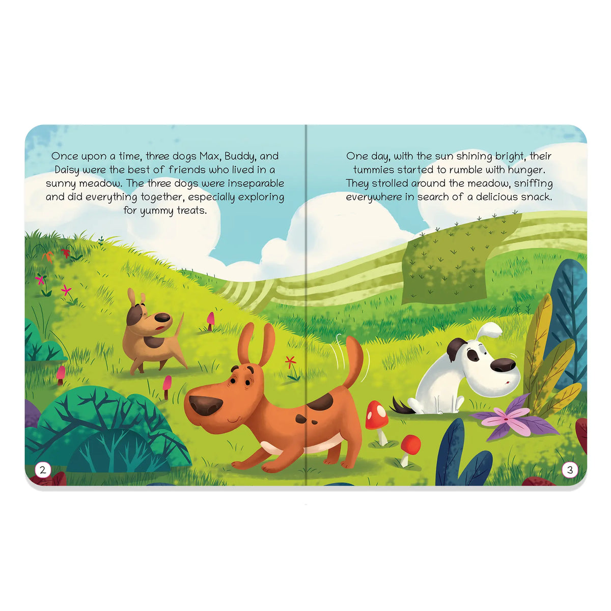 Oswaal Lil Legends Moral Story Books for Kids Age 2+ Years - The Hungry Dogs | Short English Bedtime Stories with Colourful Illustrations | Picture Book for Early Readers 