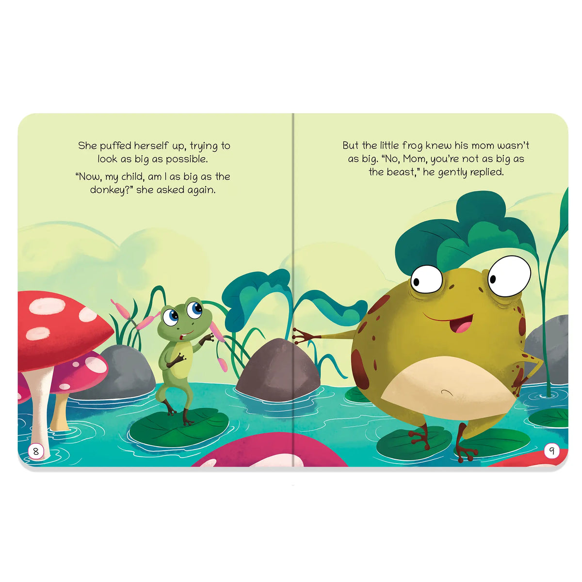 Oswaal Lil Legends Moral Story Books for Kids Age 2+ Years - The Frogs and The Donkey | Short English Bedtime Stories with Colourful Illustrations | Picture Book for Early Readers 