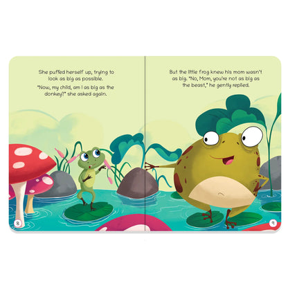 Oswaal Lil Legends Moral Story Books for Kids Age 2+ Years - The Frogs and The Donkey | Short English Bedtime Stories with Colourful Illustrations | Picture Book for Early Readers 