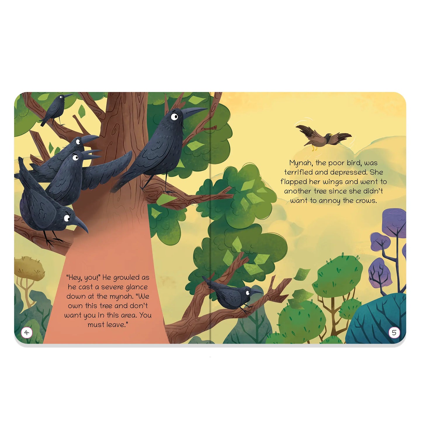 Oswaal Lil Legends Moral Story Books for Kids Age 2+ Years - The Vain Crows | Short English Bedtime Stories with Colourful Illustrations | Picture Book for Early Readers 