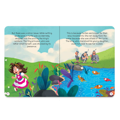 Oswaal Lil Legends Moral Story Books for Kids Age 2+ Years - The Turtle Who Saved Himself | Short English Bedtime Stories with Colourful Illustrations | Picture Book for Early Readers 