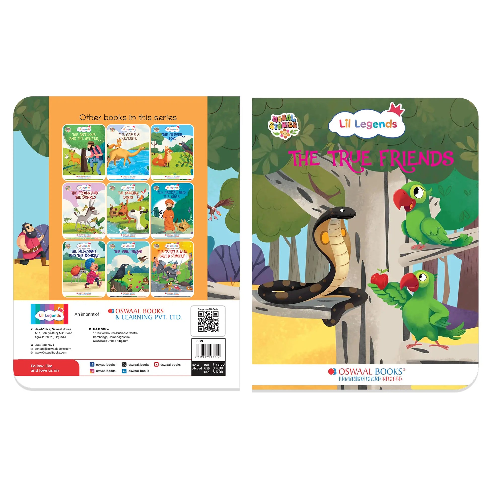 Lil Legends Moral Stories for Kids Age 2+ Years - Set of 10 Illustrated Story Books | Short English Bedtime Stories with Colourful Pictures | Picture Books for Early Readers 