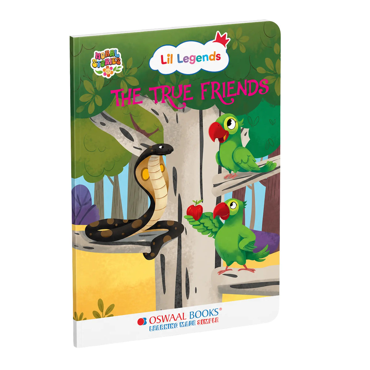 Oswaal Lil Legends Moral Story Books for Kids Age 2+ Years - The True Friends | Short English Bedtime Stories with Colourful Illustrations | Picture Book for Early Readers 