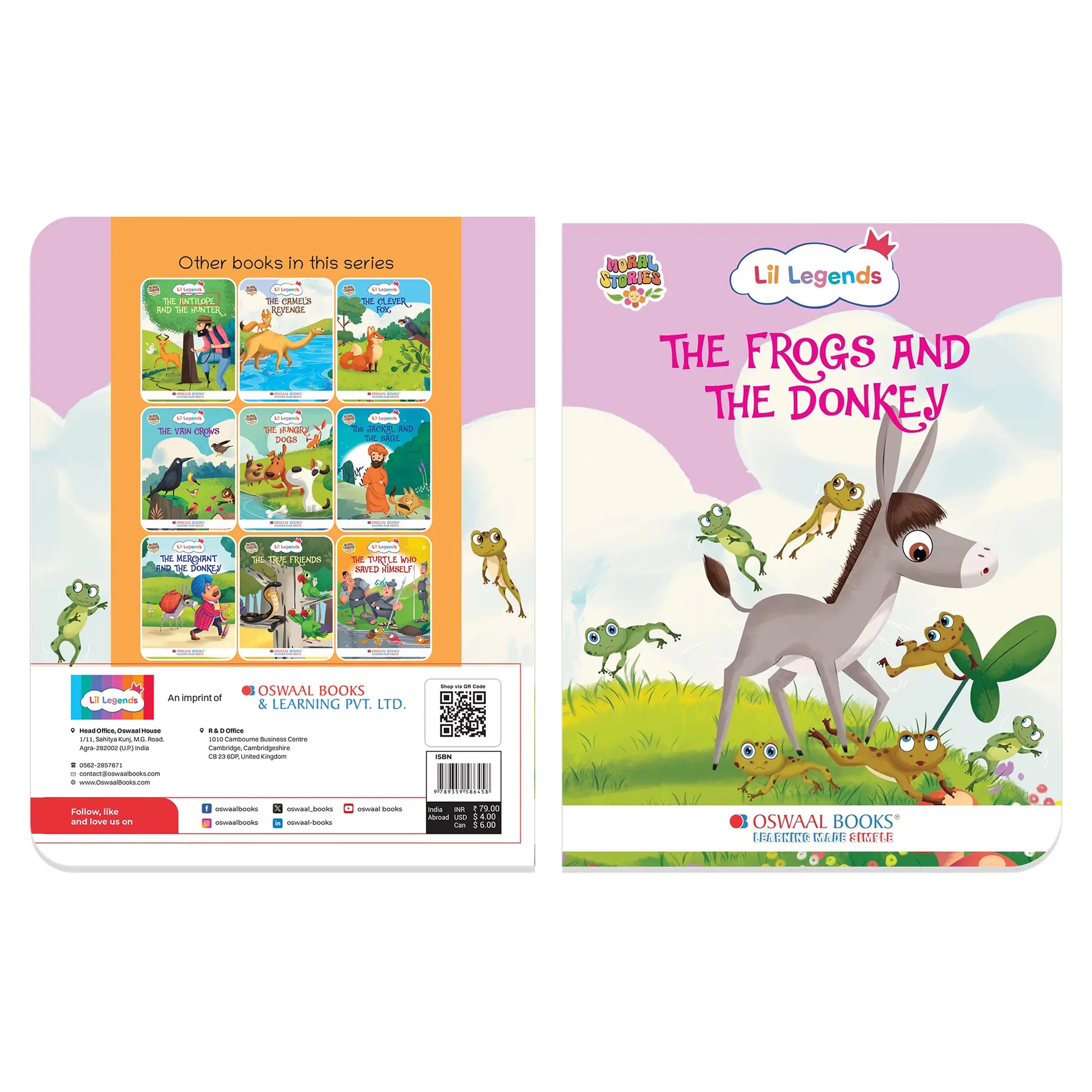 Lil Legends Illustrated Moral Stories for Kids Age 2+ Years, Set 1 of 5 Story Books | Short English Bedtime Stories | Colourful Picture Books for Early Readers 