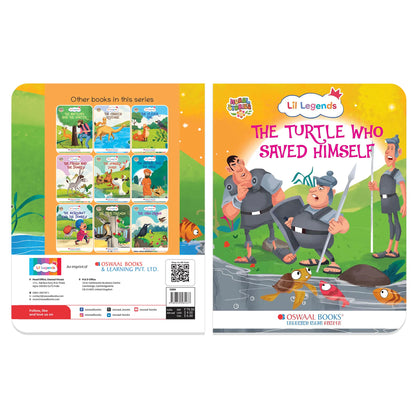 Oswaal Lil Legends Moral Story Books for Kids Age 2+ Years - The Turtle Who Saved Himself | Short English Bedtime Stories with Colourful Illustrations | Picture Book for Early Readers 