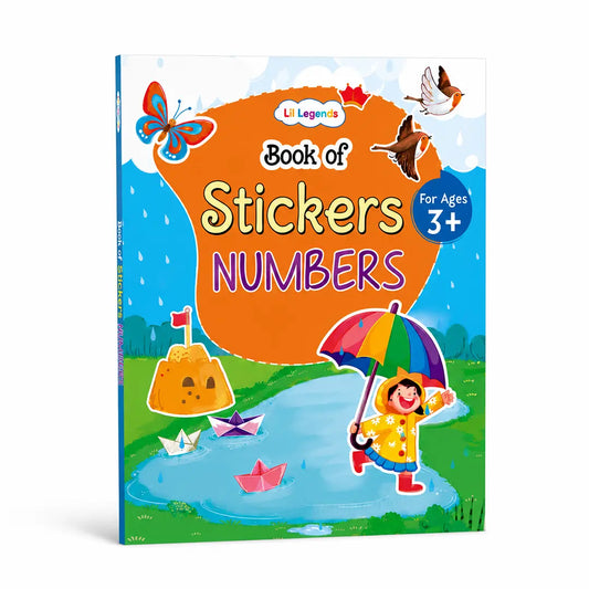 Lil Legends Book Of Stickers Numbers for  Age 3+ | Learn 123 and Counting with Fun Sticker Activities | Early Learning Educational Workbook | For Toddlers/Preschoolers/Nursery/LKG 