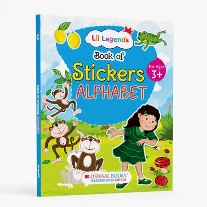 Lil Legends Book Of Stickers Alphabet for  Age 3+ | Learn ABC with Fun Sticker Activities | Early Learning Educational Workbook | For Toddlers/Preschoolers/Nursery/LKG 