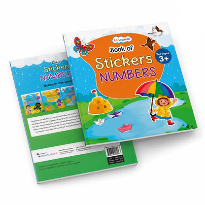 Lil Legends Book Of Stickers Numbers for  Age 3+ | Learn 123 and Counting with Fun Sticker Activities | Early Learning Educational Workbook | For Toddlers/Preschoolers/Nursery/LKG 