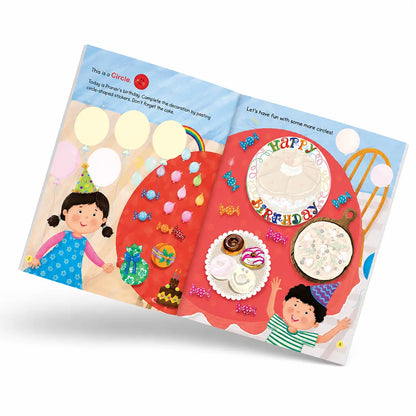 Lil Legends Book of Stickers Shapes for Age 3+ | Learn Shapes with Fun Sticker Activities | Early Learning Educational Workbook | For Toddlers/Preschoolers/Nursery/LKG 